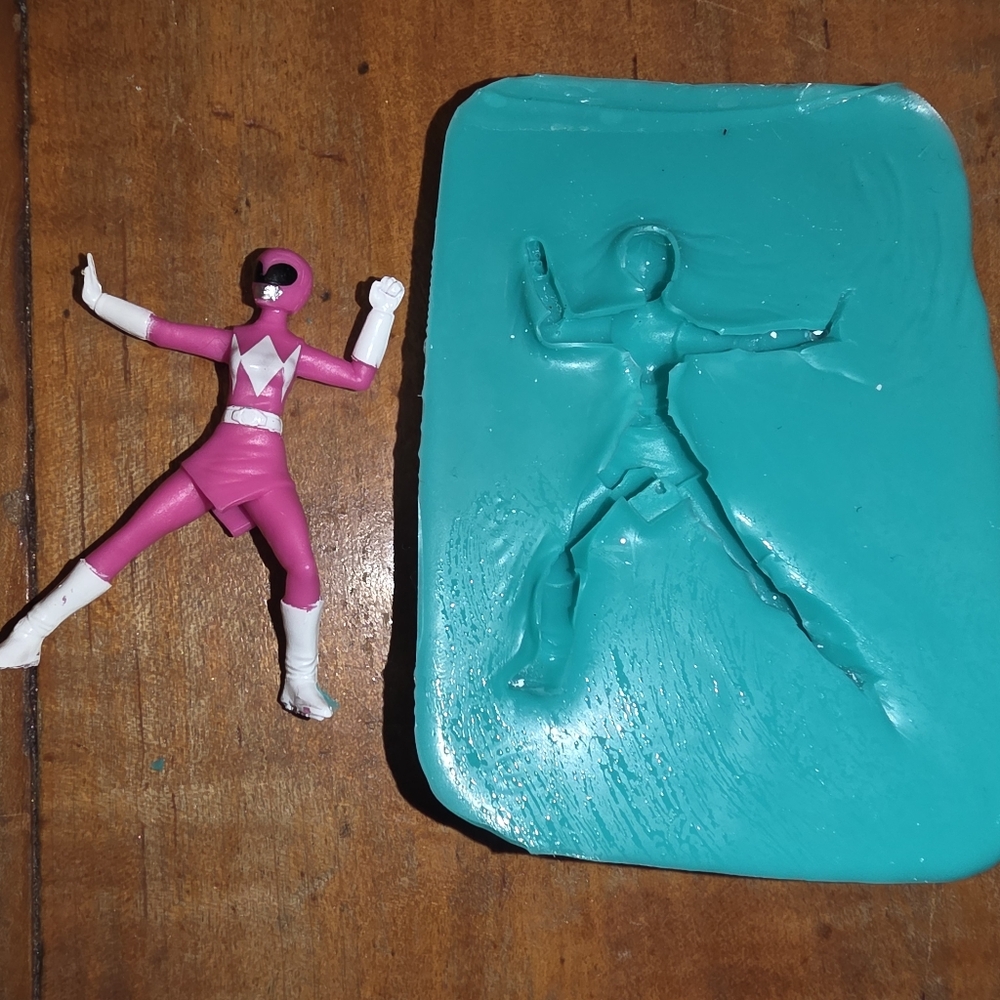 Pink Power Ranger Baking Mold For Cake, Candy, Chocolate, Fondant